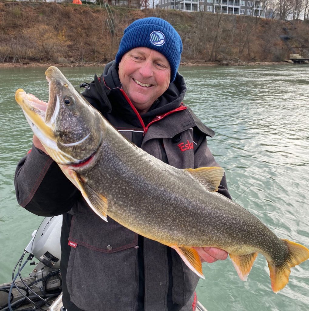 Capt. Frank Campbell lake trout