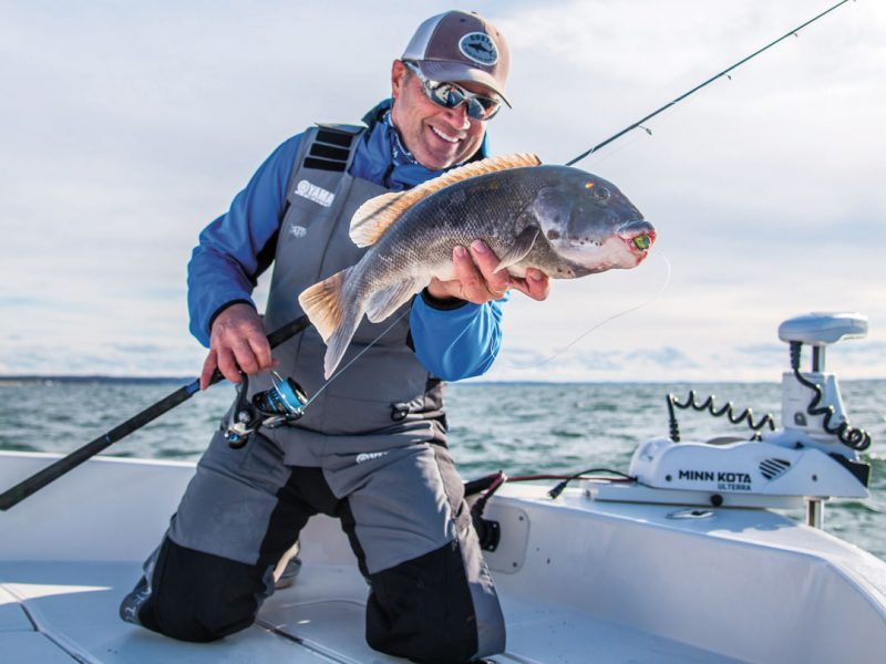 Chris Megan with tautog