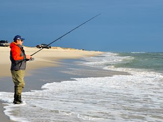 Late November in New Jersey is a great time to catch schoolie stripers during their migration south.