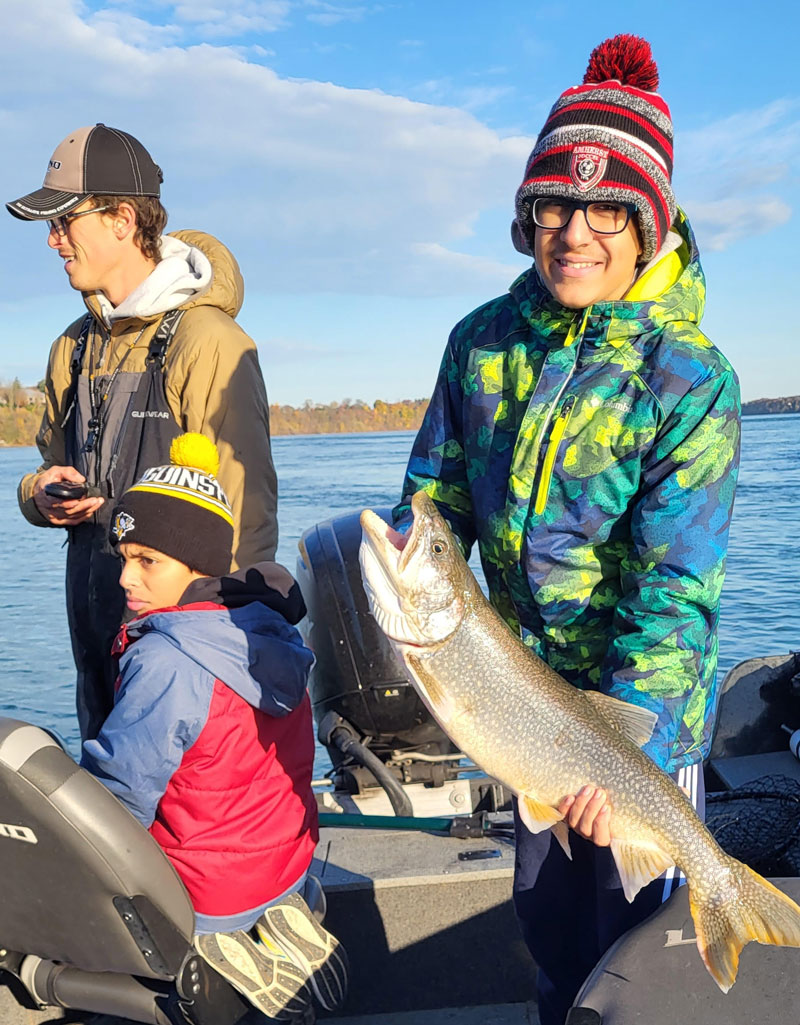 Rohan Singh lake trout