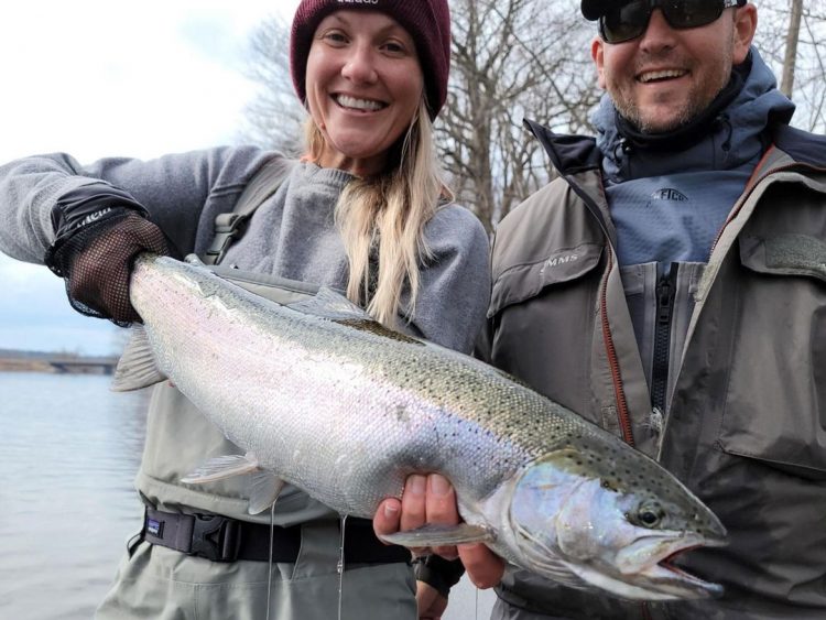 Jay S. and Chrissy S. steelhead